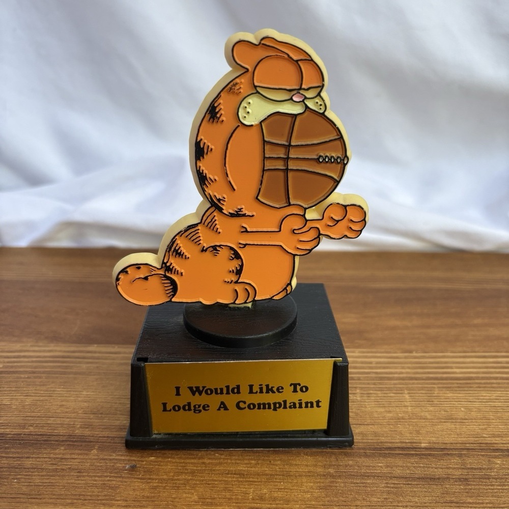Vintage 1978 Aviva Garfield Trophy I Would Like To Lodge A Complaint Hong Kong